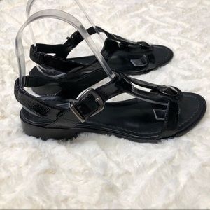 Aquatalia Patent Sandals